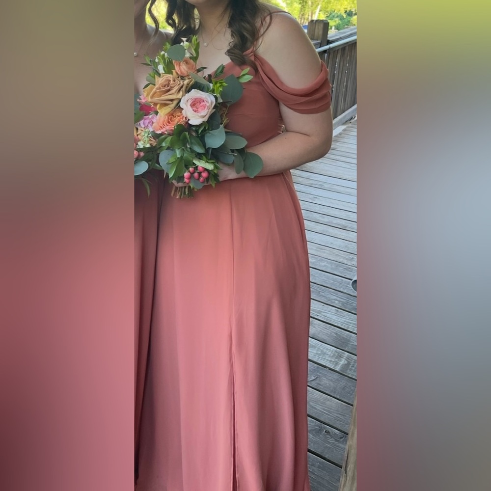 Birdie Grey women’s 12 bridesmaid dress